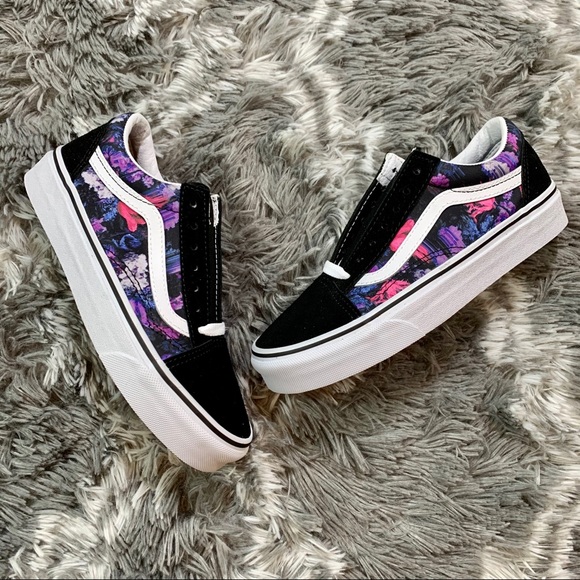 Vans Old Skool Floral Shoe - Picture 5 of 12